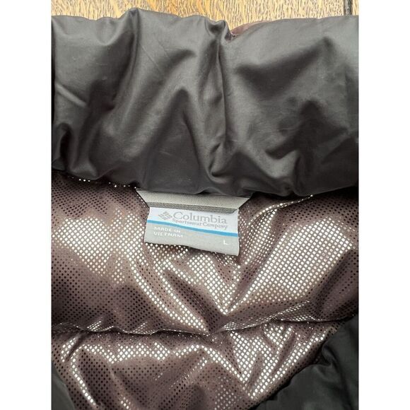 Columbia Pike Lake II Cropped Omni-Heat Puffer Jacket Women’s Size Large Basalt - Picture 4 of 7
